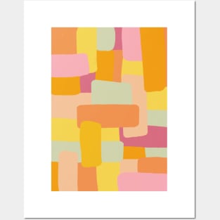 Pastel Shapes Posters and Art